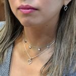 Conjunto de plata con corazón